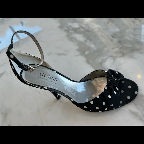 Guess by Marciano satin polka dot high heeled sandals - Picture 6 of 6